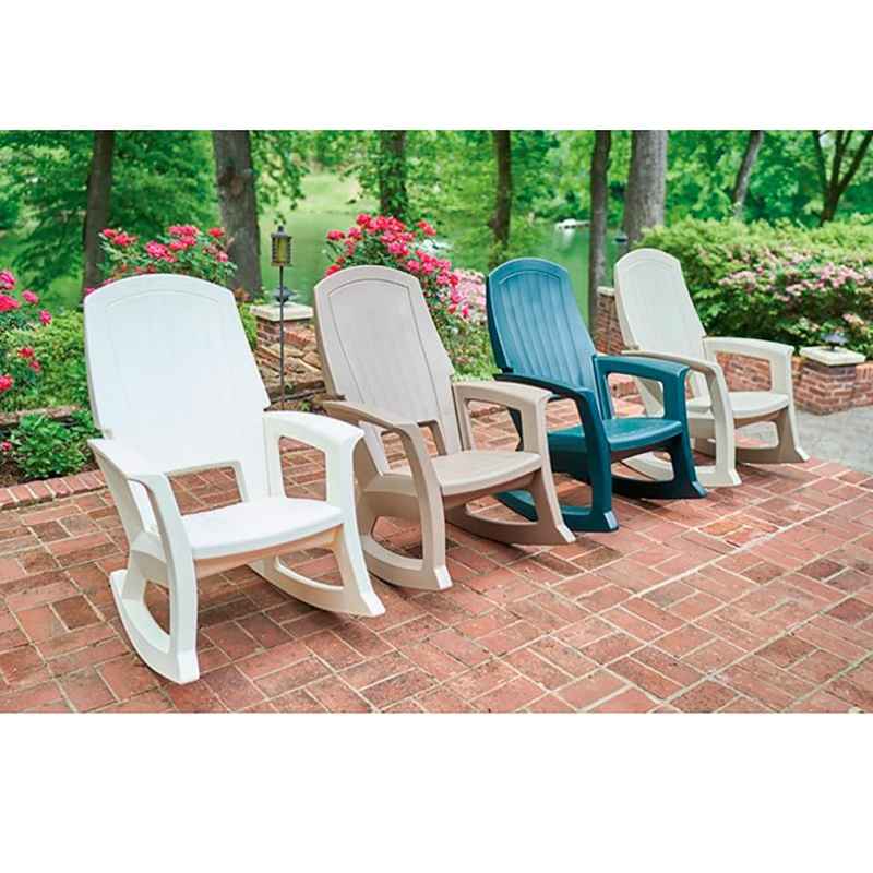 All-Weather Eco-Friendly Rockaway Rocking Chair (white)